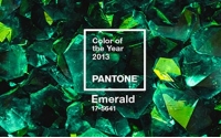 PANTONE2013年度色：翡翠绿（17-5641）