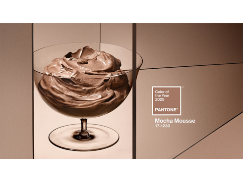 PANTONE  2025年度流行色发布：17-1230Mocha Mousse（摩卡慕斯）