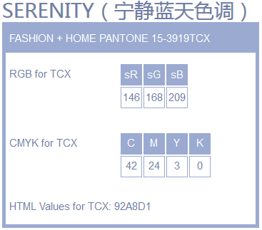  PANTONE  2016年度色：粉水晶（13-1520）&宁静蓝（15-3919）(图7)