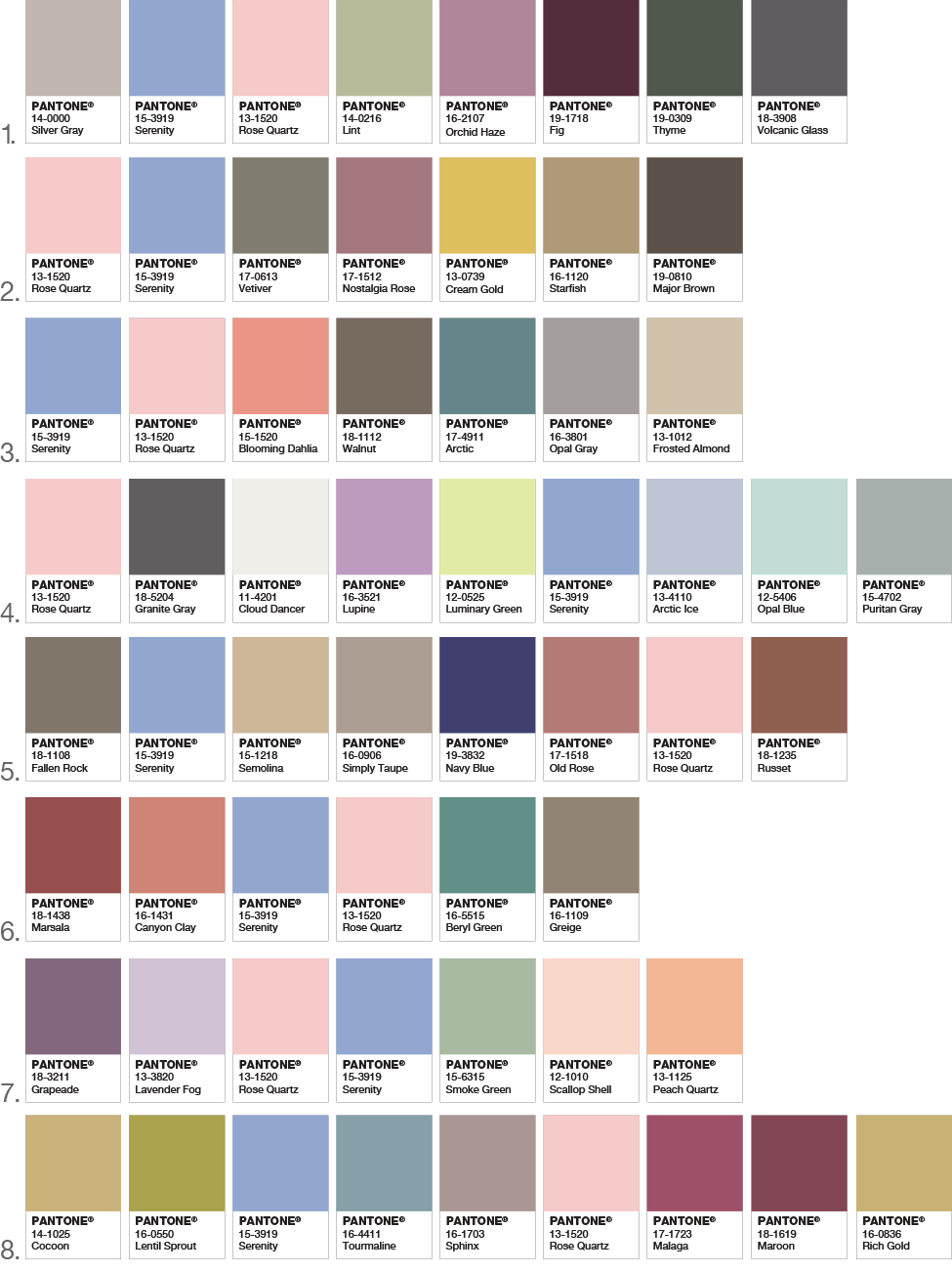  PANTONE  2016年度色：粉水晶（13-1520）&宁静蓝（15-3919）(图15)