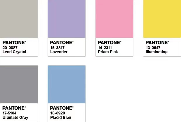 PANTONE  2021年度色：亮丽黄（13-0647）&极致灰（17-5104）(图14)