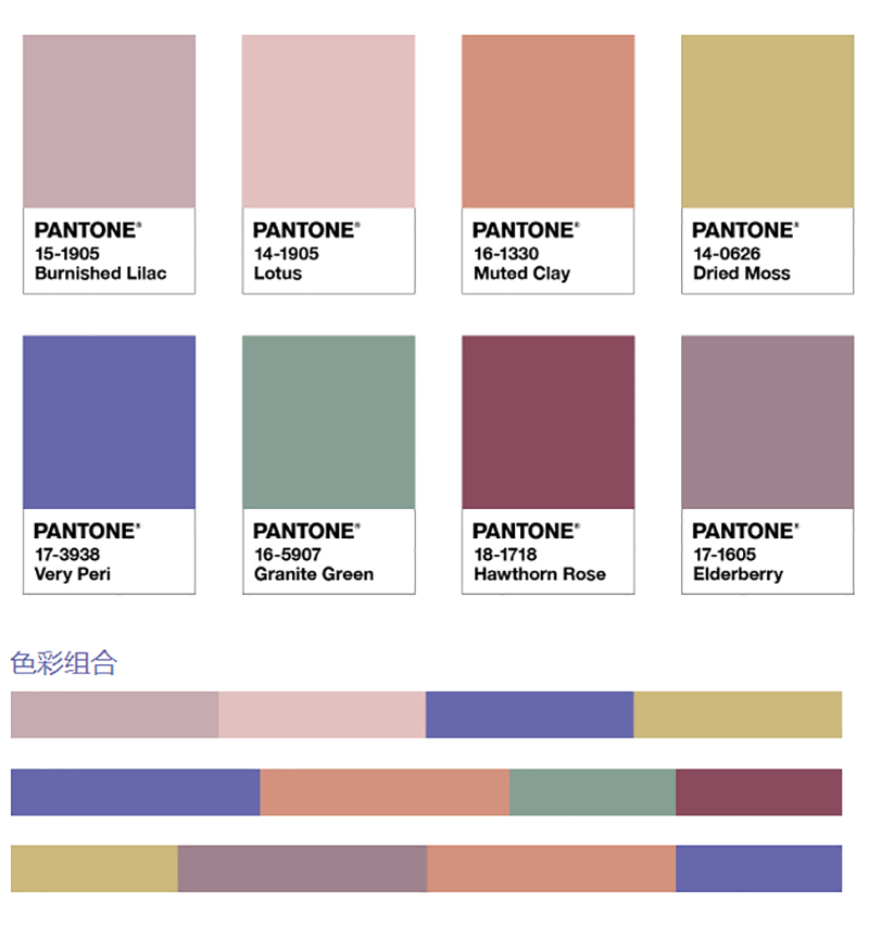 PANTONE 2022年度色：长春花蓝17-3938 VERY PERI(图5)