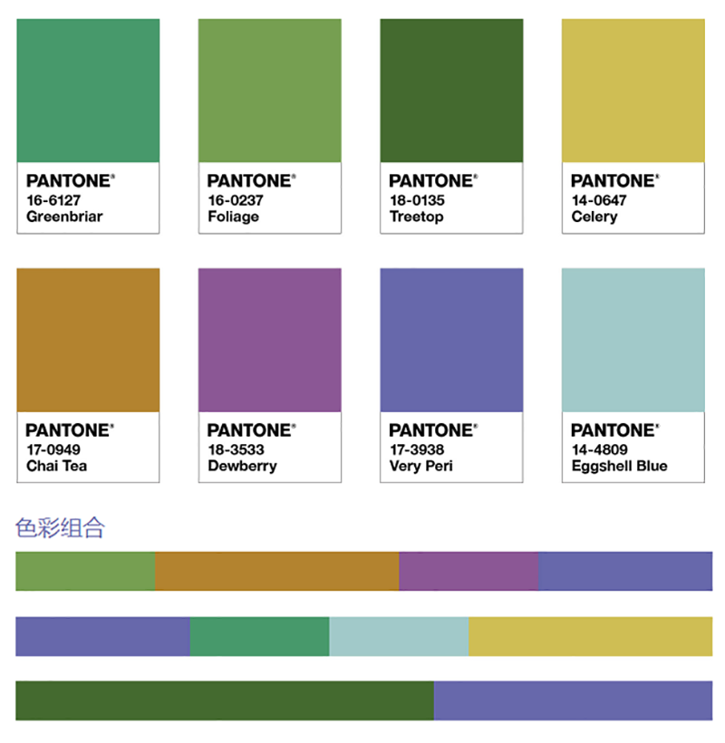 PANTONE 2022年度色：长春花蓝17-3938 VERY PERI(图6)