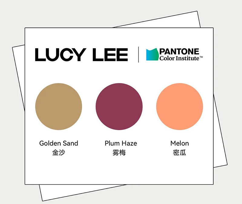 PANTONE色彩研究所和LUCY LEE携手发布三款2022年度流行发色(图1)