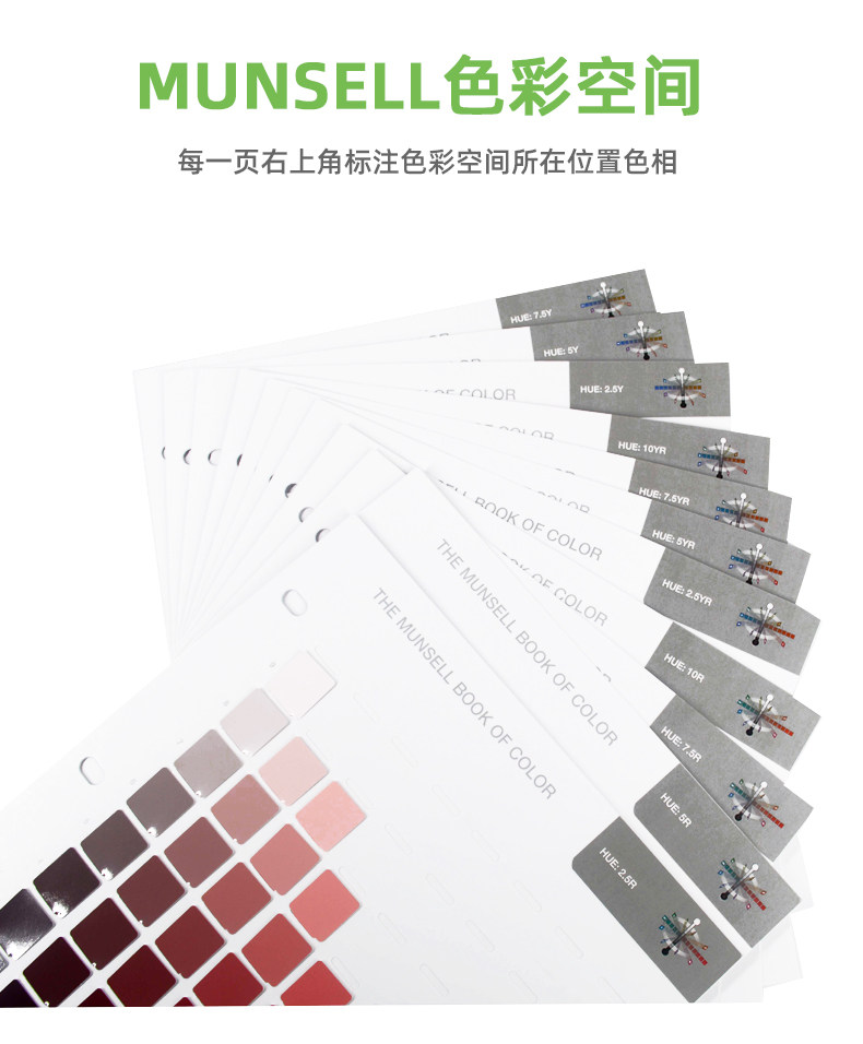 Munsell孟塞尔国际色卡光面版(图6)