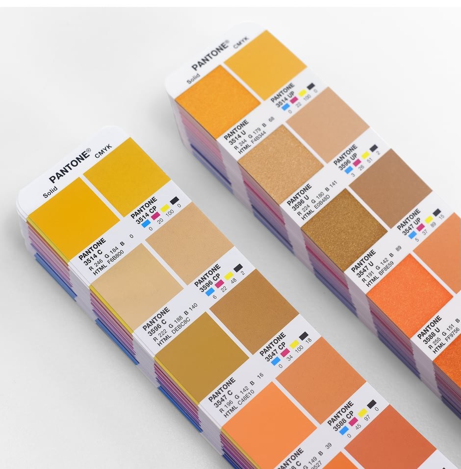 PANTONE色彩桥梁CU卡专色四色RGB/CMYK色卡(图6)
