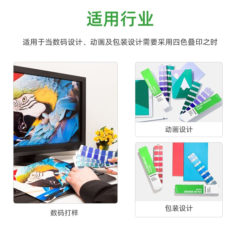 PANTONE色彩桥梁CU卡专色四色RGB/CMYK色卡(图8)